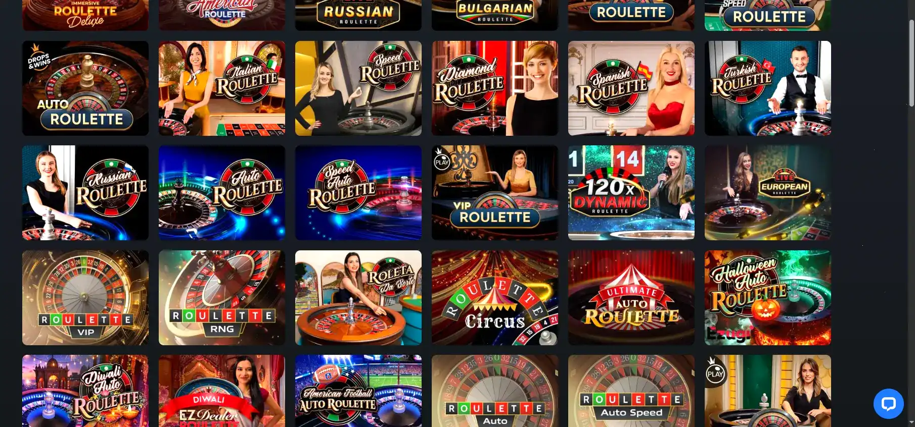 Игровой интерфейс казино Фугу с живыми дилерами